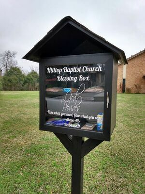 Courtesy photo

Alto residents are invited to utilize the community’s Blessing Box, at Hilltop Baptist Church, 210 Mill St. in Alto. Leave something you do not need, then take something that you do.