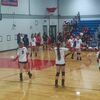 Photo by Brandee Wofford
Rusk varsity Lady Eagles warm up for their recent match against Henderson in Rusk.