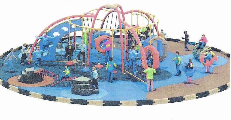 Courtesy photo
Pictured is a rendition of the new play ground equipment Wells officials recently purchased. The community is being asked to come help install the new equipment during a workday set for Saturday, Sept. 7.