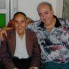 Jackie Ardi visits with his 96-year-old uncle, Arney Ardi, during a recent trip to Turkey.