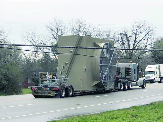 A traveling piece of industrial equipment pulled utility wires down along U.S. Highway 69 N last week, causing traffic issues for most of the day on Thursday, Feb. 21.