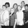 Cherokee County Mental Retardation Association staff and board members with 15 years or more tenure include: (from left in back) James Cromwell, president; Joyce Cox; Levell Session, Andrea Grimes and Andrea Hunt. Front row from left are Martha Garner, Hazel Luce, Karen Jackson, Barbara Polk and Elton McCune, executive director. Not pictured are Billy Reyes, W.T. Reed, Beth Benjamin, Linda Holman, Scott Howland and Kenneth Martin.
