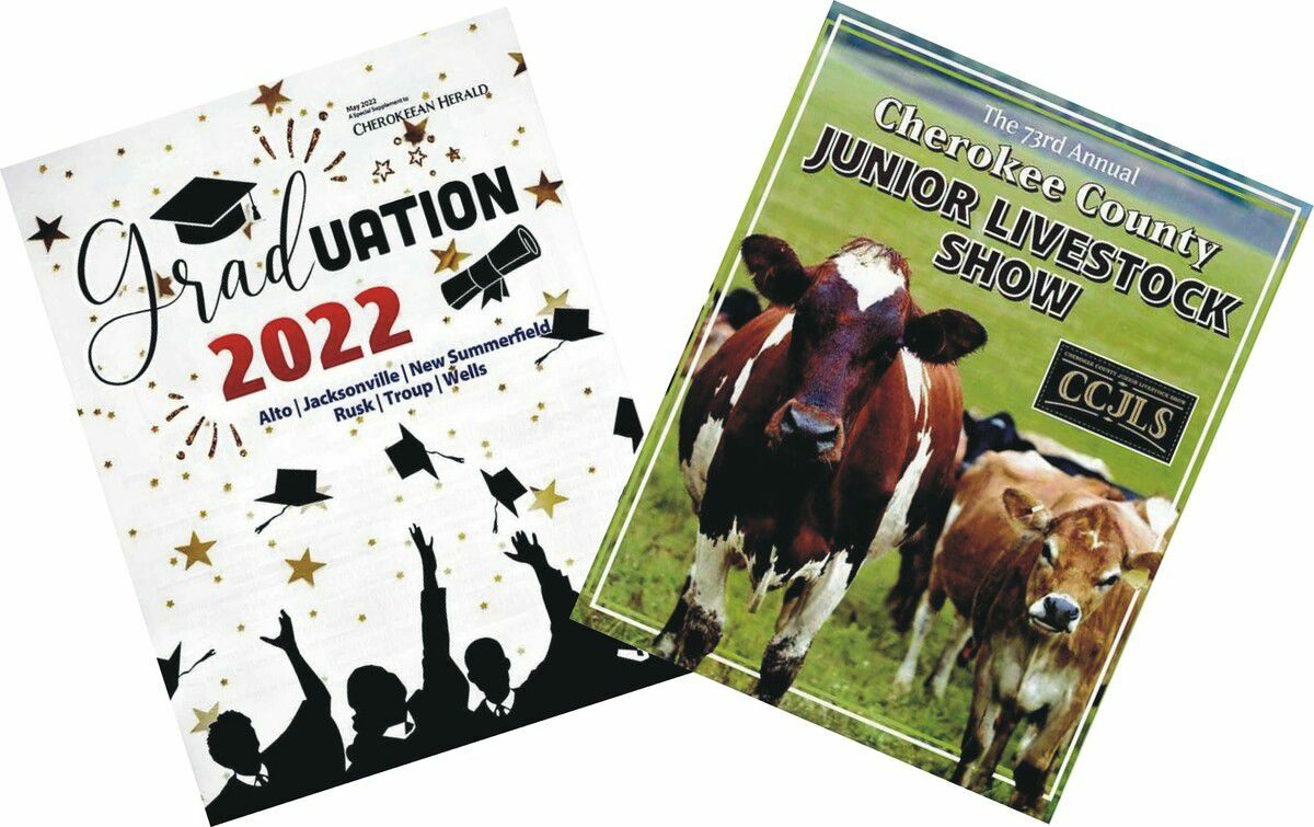 Copies of our 2022 Graduation and Jr. Livestock Magazines On Sale and Available At Our Office.