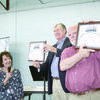 Photo: Quinten Boyd
Rusk State Hospital superintendent Brenda Slaton presents State Rep. Travis Clardy (middle) and State Sen. Robert Nichols (right) with plaques naming them honorary employees of Rusk State Hospital. The state Legislature recently approved funding for renovation and reconstruction at Rusk State Hospital.