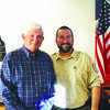 At the Jacksonville Rotary Club meeting on Oct. 4, rotarian, Michael Banks (left) hosted Leo Gustafson, Manager of the US Fish and Wildlife Service’s Neches River National Wildlife Refuge. The Neches River NWR was established in 2006 and contains approximatey 6,500 acres of hardwood bottomlands, mostly in Cherokee County. The refuge is focused on maintaining and protecting critical wildlife habitat along the Neches River for migratory birds and other bottomland wildlife and plant species.