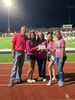 Making a stand against cancer

Rusk FFA officers present a $1,170 check to American Cancer Society Senior Development Manager Kim Herman (center) as part of the chapter's Pink Out campaign. Prior to the school's Oct. 22 football game against Carthage, FFA members distributed noise makers and “I Stand Against Cancer” signs, with a moment of silence during half-time in honor of those fighting and those who lost their fight against the disease. The check presentation was made during Friday’s game. 

Photo courtesy of Rusk FFA