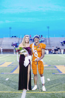 Courtesy Photo
Brook Hill celebrated homecoming Friday night with a 18 point victory over Trinity Christian. Homecoming coronation ceremonies were held during half-time with Morgan Carpenter crowned at Homecoming Queen and Jared Johnson as king.