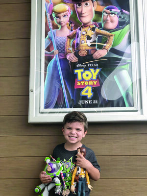Photo by Sam Hopkins
Evan Hopkins was assistant movie reviewer for Toy Story 4, giving his potato rating to Tater Tot.
