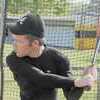 Alto first baseman Clint Dover prepares for batting practice during a recent Yellowjacket workout. Dover hit 10-for-10 during batting practice, challenging reigning champion Tarlandus Mitchell in Alto's batting competition. The Jackets are undefeated in district play.