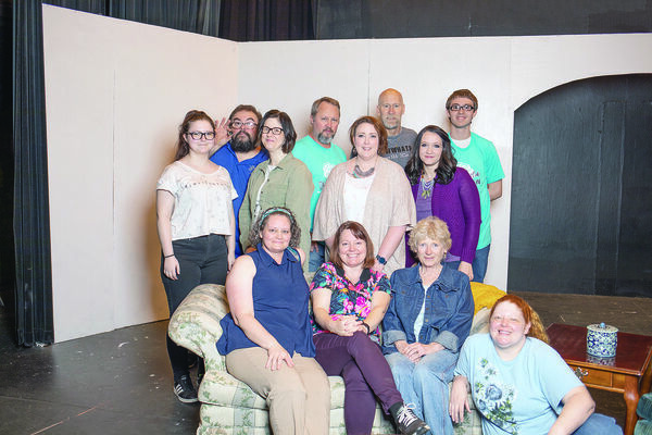 Photo by Heather Beck
The cast and crew of “Red Velvet Cake War’, a Hope, Jones and Wooten play, will take the stage for their first performance on Friday, May 3.