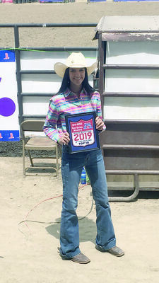 Courtesy Photo
Reagan Davis of Alto has been stacking up rodeo accolades. Davis was the Texas State Champion in pole bending and recently placed second in the National finals. The week before the NHSRA finals, Davis was in Shawnee, Okla., for the International Youth Finals Rodeo, where she also placed in the Top 10 overall.