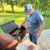 Shorty Jackson of Rusk mans the pit as he prepares dinner. Jackson is one of 12 individuals invited to participate in an inaugural competition based in Tennessee to find the country’s best pit master.
 
Photo courtesy of the Jackson family.