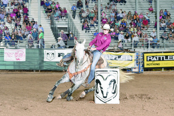 Photo Courtesy of IFYR
Reagan Davis of Alto is in Shawnee, Ok competing in three events. During her first barrel run she earned a seventh place spot with a time of 17.266. She earned a first place spot in her first pole bending run with a time of 19.876 and fifth place for a breakaway roping time of 2.7.